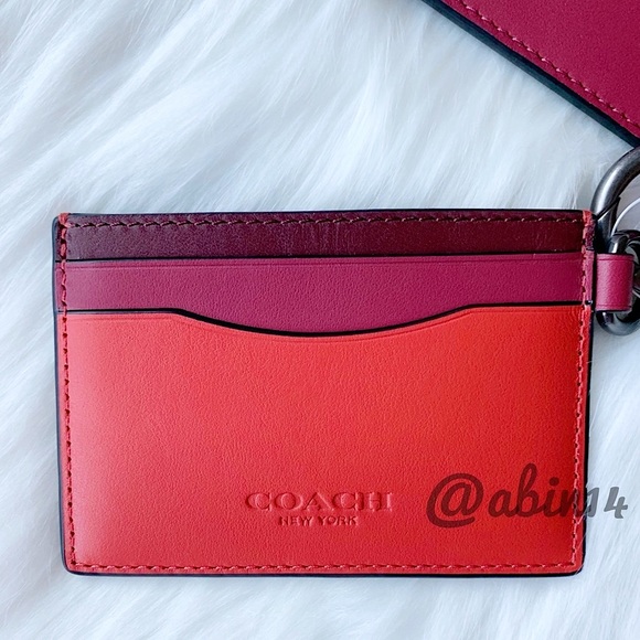 NWT Coach SLG Trio in Colorblock Leather - Picture 5 of 9